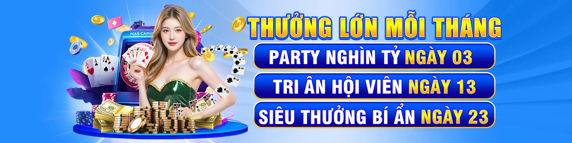 Hình ảnh sang trọng của chương trình VIP game quay hũ